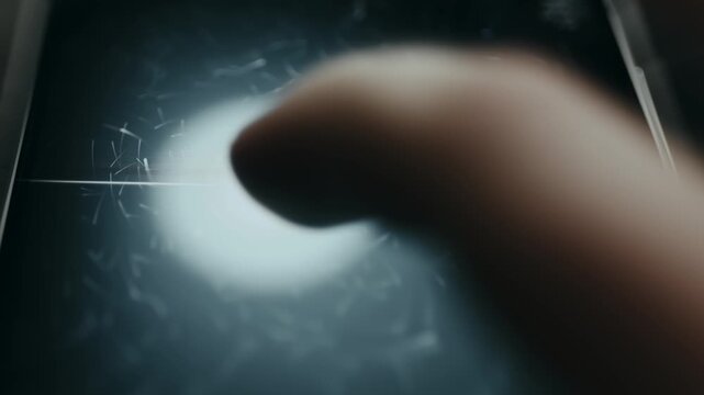 Real-time particle visualizer representing a hypervelocity interstellar jump