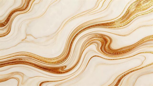 Abstract golden marble pattern