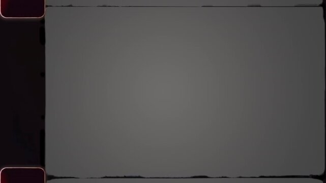 Retro 8mm Film Frame Overlay Loopable Background Animation
