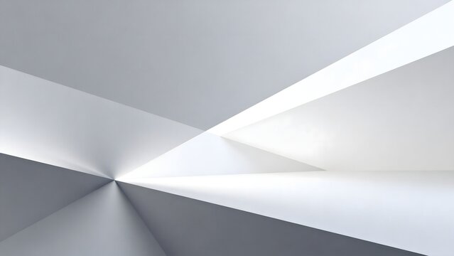 Abstract geometric light and shadow