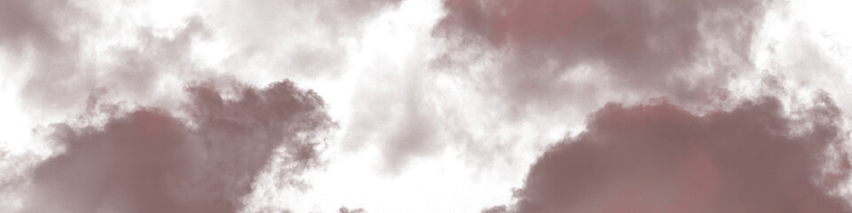 Fototapeta premium Dark cloudy formations with transparent background for mystical scenes.