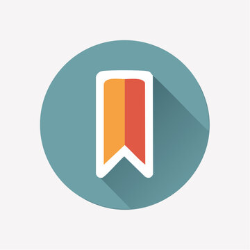Bookmark Icon Flat Design
