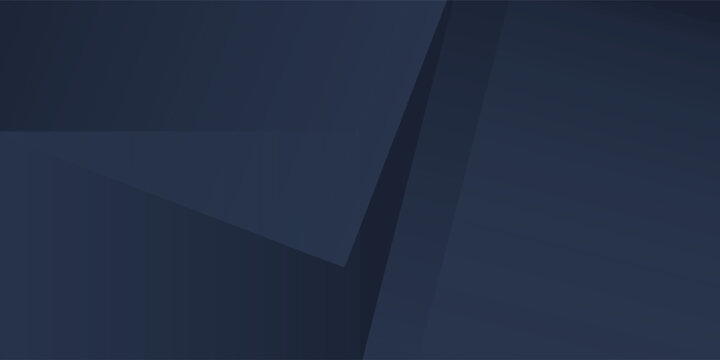 Modern Web banner. Geometric shape. 3d effect. Lines stripes triangles. Design. Futuristic. Metal metallic effect. Luxury. black dark blue white