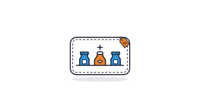 Promotional E-Commerce Product Bundle Upsell with Discount Tag Animation