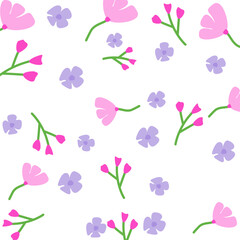 Obraz premium seamless pattern with pink roses