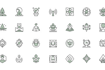 Fototapeta premium Icons