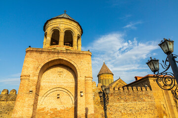 Fototapeta premium Western Asia, South Caucasus, Republic of Georgia, Mtskheta-Mtianeti. Ananuri. UNESCO heritage site.