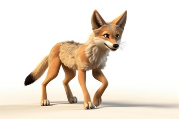 Naklejka premium Mammal animal jackal coyote.