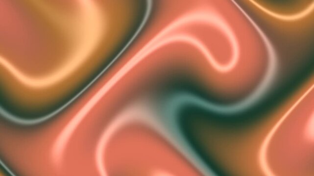 Natural earth mineral abstract motion background, rose gold and copper flowing metallic liquid gradient concept