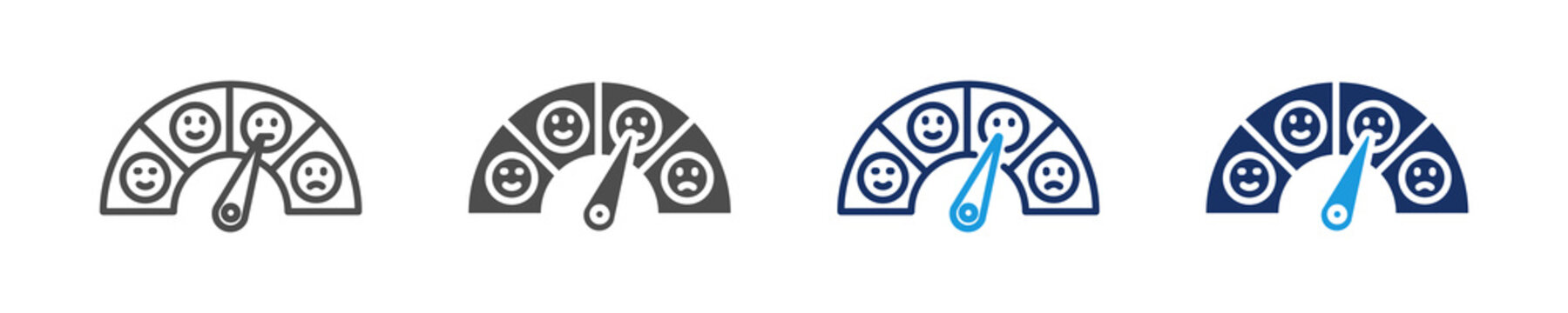pain scale icon set with multiple concept