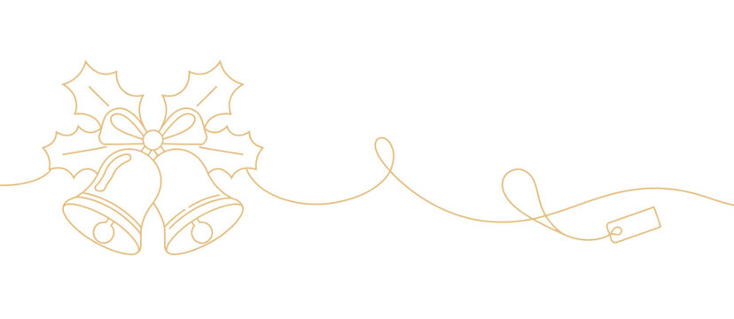 Abstract Floral Black Background with Gold Ribbon and Decorative Holiday Design