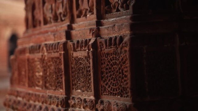 The Madanmohan Temple in Bishnupur is one of the architectural monuments of terracotta art. Animals, Birds, Black Sapphire, 10 Avatars and other mythological stories are depicted in architecture.