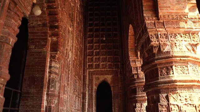 The Madanmohan Temple in Bishnupur is one of the architectural monuments of terracotta art. Animals, Birds, Black Sapphire, 10 Avatars and other mythological stories are depicted in architecture.