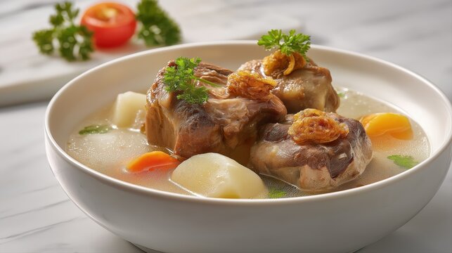 Savor Rich Oxtail Soup Indonesian Culinary Delight