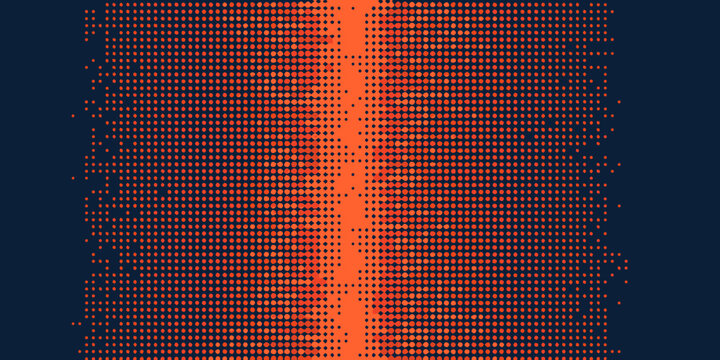 Dot Pattern With Symmetrical Arrangement Vector Illustration