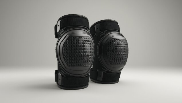 Close-up of black matte wireless earbuds with charging case