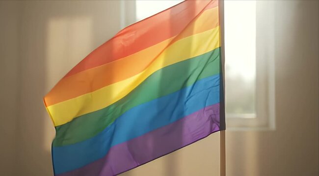 Pride month rainbow flag pride flag lgbt symbol colorful banner equality concept freedom theme celebration mood rainbow flag pride flag lgbt symbol colorful banner equality concept freedom theme wave
