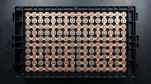 M&oacute;dulo bater&iacute;a litio celdas cobre alta tecnolog&iacute;a