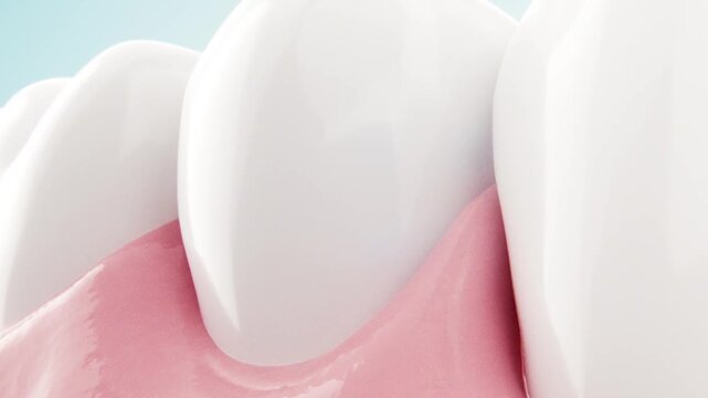 3D Render: Toothpaste & Mouthwash Remove Food Debris, Bacteria and Dental Plaque, Whiten Teeth and Improve Healthy Gum Condition, Oral Care Product Concept