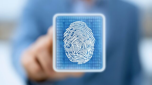 Secure access panel for identity verification in enterprises digital security environment modern business viewpoint