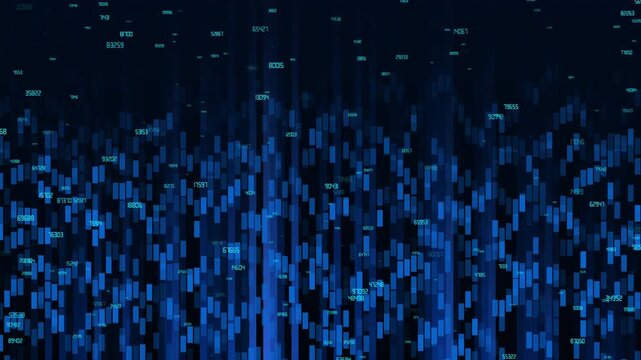 Data Communication And Transfer Of Dna Biology Video Animated Background