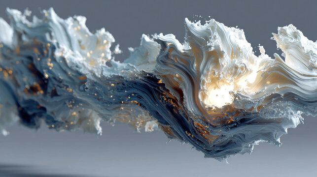Transformation visualized using twisting or melting objects, surreal minimalism, abstract visualization, floating distorted forms, dynamic evolution, and conceptual metamorphosis.