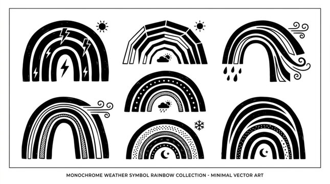 Abstract Arch of Triumph Vector Icon with Wireless Network and Technology Symbol Design