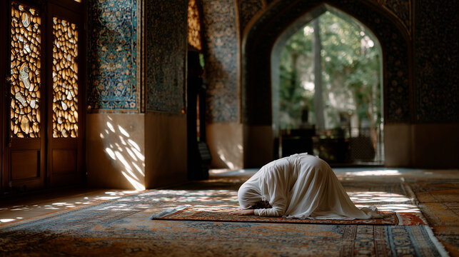 Authentic portrait of young Muslim woman with hijab