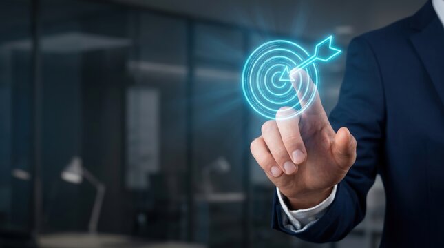 Innovative business strategy implementation modern office digital interaction corporate environment close-up view success concept
