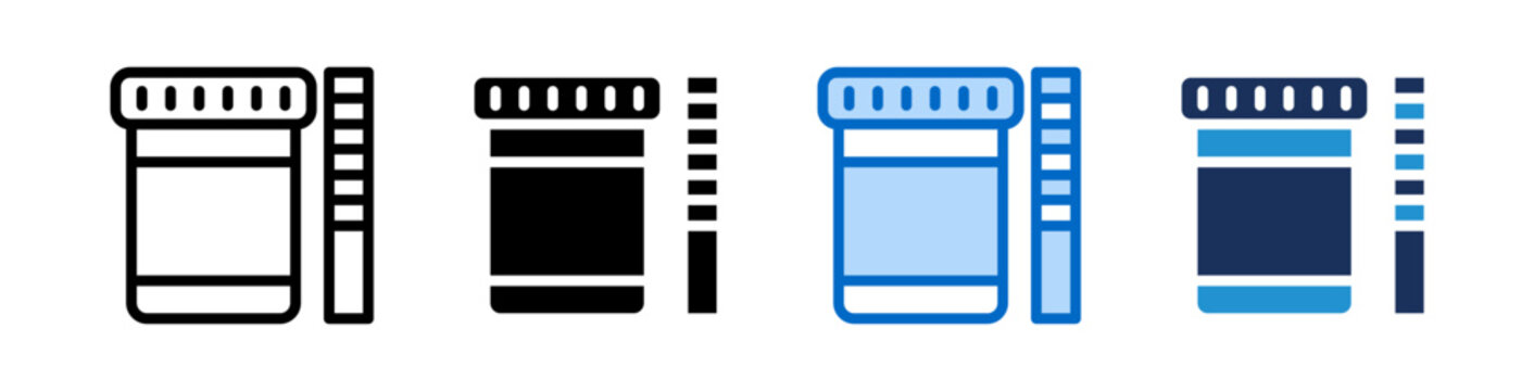 Urine Test Icon Collection With Multiple Styles