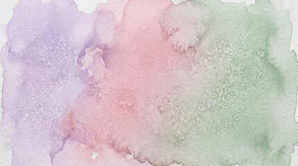 Fototapeta premium Soft Abstract Watercolor Ombre Gradient Background on Textured Paper