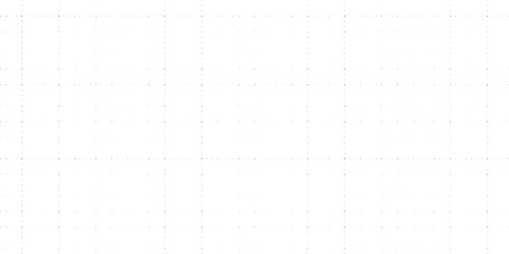 Pattern texture for bullet journal. Dotted squared grid graph paper template for notebooks. Wide printable graphic design sheet. Blue dotted simple background.