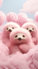 Fototapeta premium Sloth mammal animal cute.