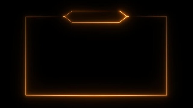 live streaming neon text frame animation box frame neon frame live streaming game live Stream overlay animation for live streaming video Titles 4k