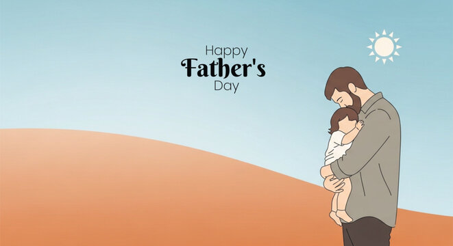 Father's Day Tribute Typography Design