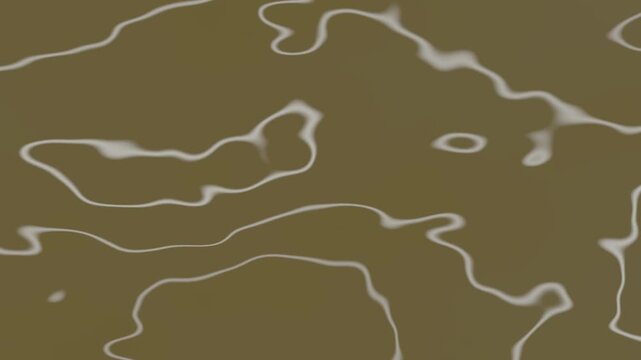 Abstract liquid brown and copper texture with white fluid lines, elegant wavy pattern for luxury brand background and digital wallpaper