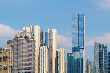 Fototapeta premium skyscrapers in Guangzhou’s Zhujiang New Town CBD