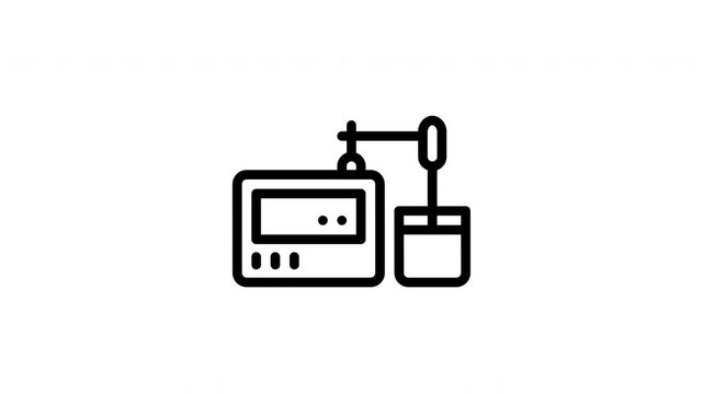 ph meter minimalist stroke animation