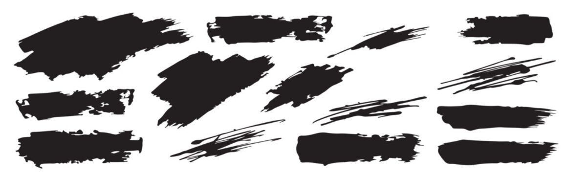 Modern Paint Swash Stroke Set