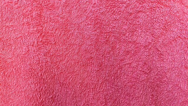 Detail photo of pink towel surface 