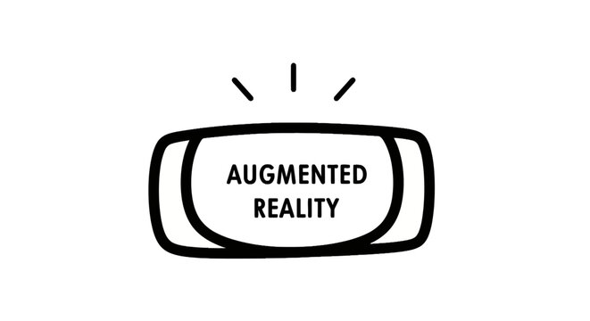 Augmented reality glasses with tech headset design