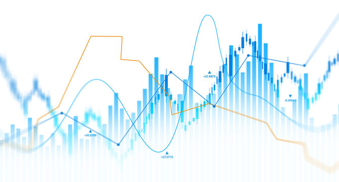 Financial Market Analytics Dashboard with Stock Trading Charts Data Visualization and Growth Trends Transparent png