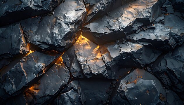 Close-up of burning coal or charcoal.