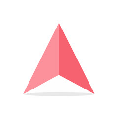 Fototapeta premium Pink Arrow Icon