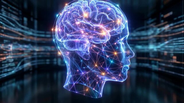 AI Brain Machine Learning Technology 4K 15