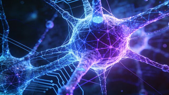 Neural Connections Brain Network AI 4K 03