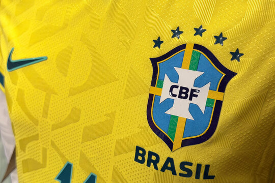 View of the Logo of Brasil National Football Team