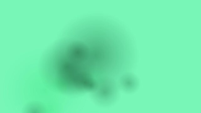 Ink Diffusion Emerald Abstract Motion Background Seamless Loop 4K 079