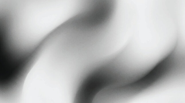 Abstract wave pattern in grayscale, blurred and flowing composition.