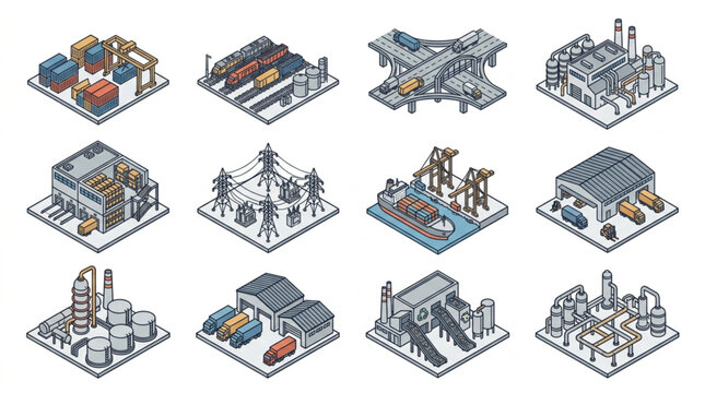 Creative LEGO Industrial and Urban Set Models